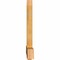 Ekena Millwork Eugene Rough Sawn Timber Gable Bracket, Western Red Cedar, 60"W x 40"H x 4"D x 6"F, 16/12 Pitch GBW060X40X0406EUG00RWR - alternate 4